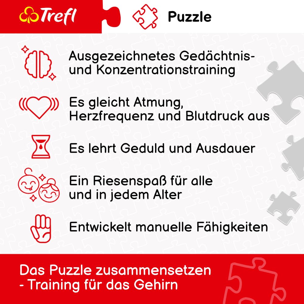 Trefl – Haus am See – 2000 Teile – DIY-Puzzle, kreative Unterhaltung, klassisches Puzzle für Erwachsene und Kinder ab 14 Jahren - 3