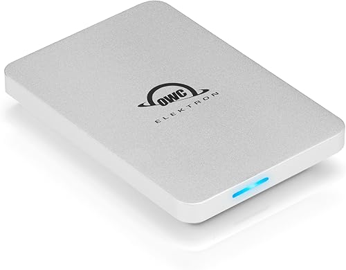 OWC 2.0TB Envoy Pro Elektron USB 3.2 (10 Gbs) SSD NVMe portátil alimentado por bus, compatible con Thunderbolt y USB Mac, PC y dispositivos como