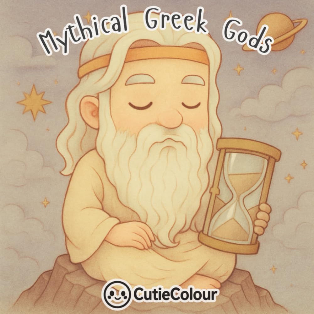 Mythical Greek Gods: 25 Relaxing Images for Adults and Teens Featuring Gods of Ancient Greece and Greek Mythology
