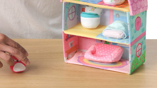 Squishville By Squishmallow Fifi's Cottage Playset - Includes 2 Mini Plush & Furniture, 3 Floors