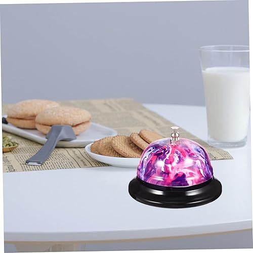 Miniatura 5 de EXCEART Campana de emergencia, campanilla de comedor, campana de anillo de cena, campana de aula para profesores, campanilla de mano de Papá Noel,