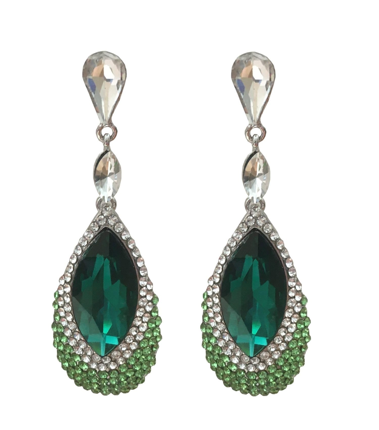 Vrouwen jaren 1920 Jurk Franjes Groene Pailletten Mouwloze Flapper Jurk met Accessoires Set – NL