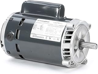 Marathon C332 56C Frame Open Drip Proof 5KC39NN50X Oil Burner Motor, 3/4 hp, 3600 RPM, 115/230 VAC, 1 Phase, 1 Speed, Ball Bearing, Flange Mount, Capacitor Start