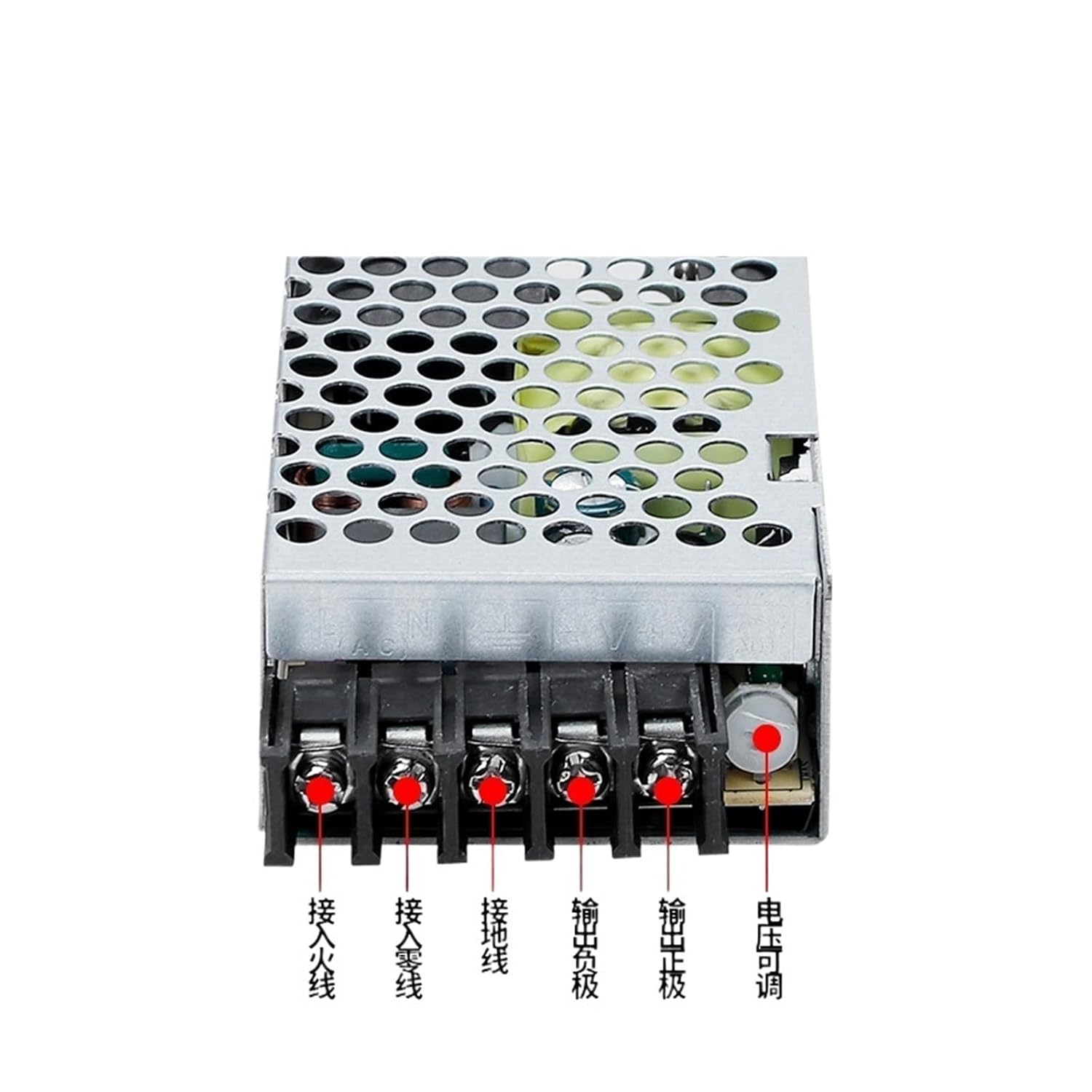 Power Supply RS-15W25W Monitoring Transformer 220V to 12V24V(RS-25W 12V2.1A)