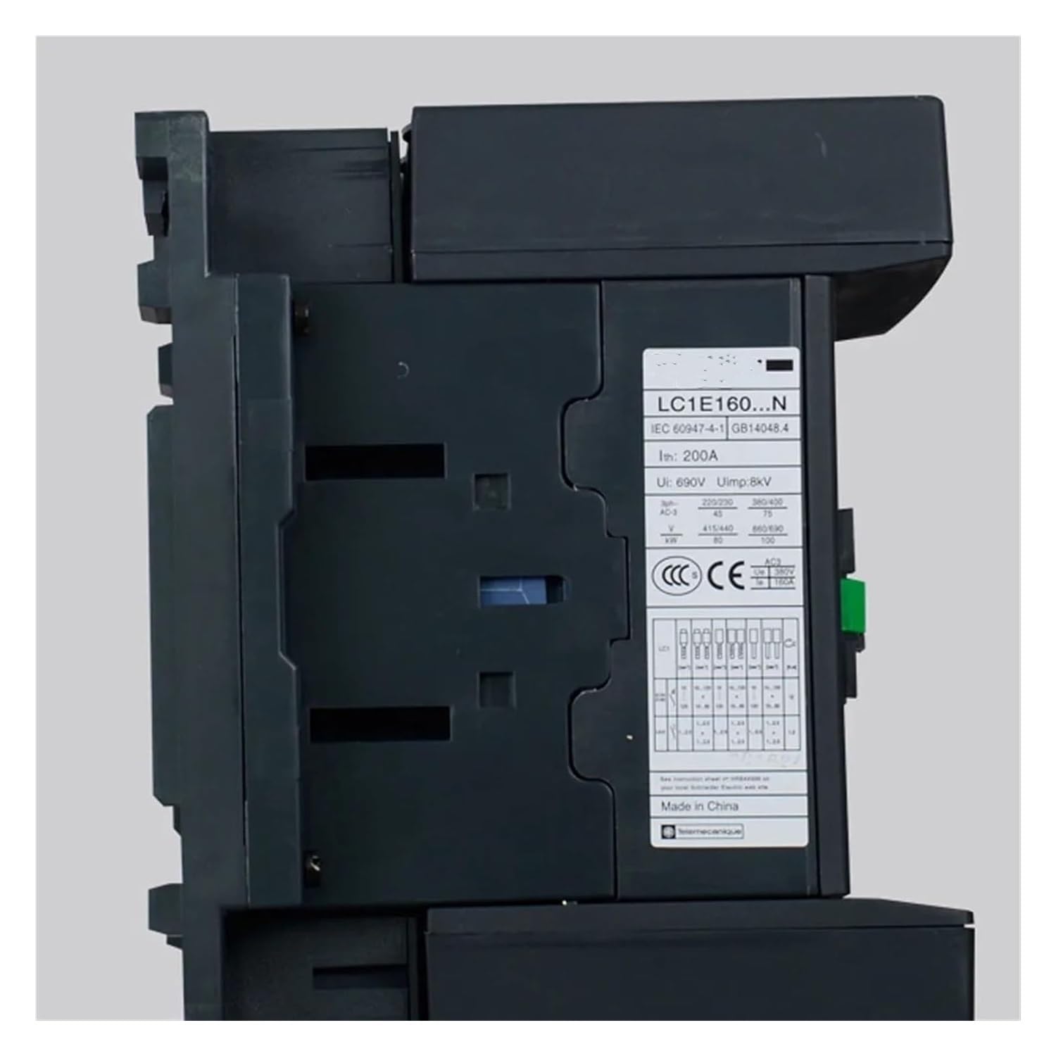 Komponenty elektroniczne Urządzenie LC1-E LC1E160M5N 160A 3P 3NO stycznik trójfazowy 220 V AC 50 Hz