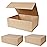 Aimyoo Brown Collapsible Gift Box with Magnetic Closure Lids, Large Rectangle Bridesmaid Groomsmen Proposal Box for Present Graduation Storage 3 Pack