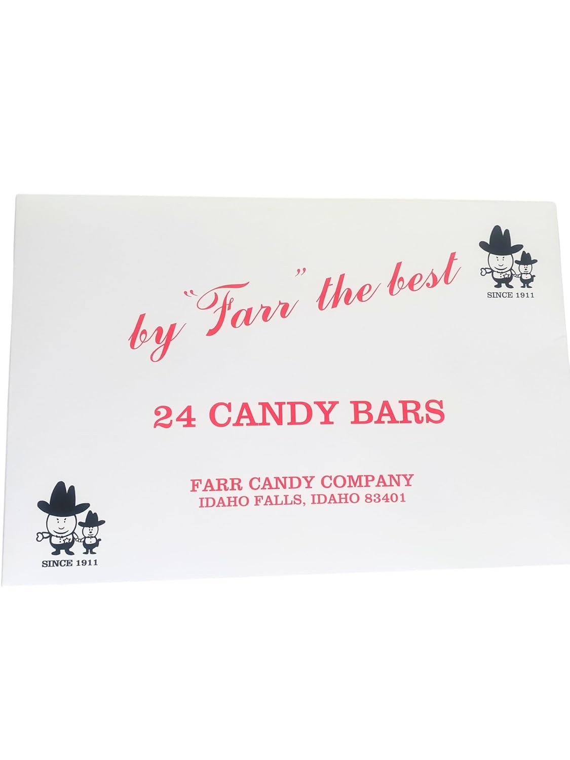 Farrs Candy Assorted Cordials and Bars Bulk Box (4 lbs) Artisan Milk Chocolate 12 Bars 12 Cordials Flavors May Vary