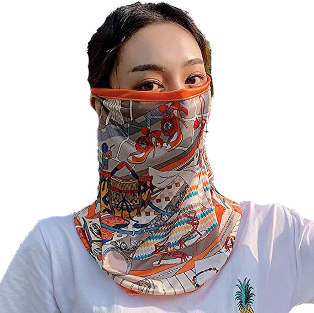 グードコ 夏用 フェイスカバー レディース ネックガード 百貨店 アーム