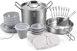 ROYDX Camp Cookware Set: Ready Your Meals Outdoors!