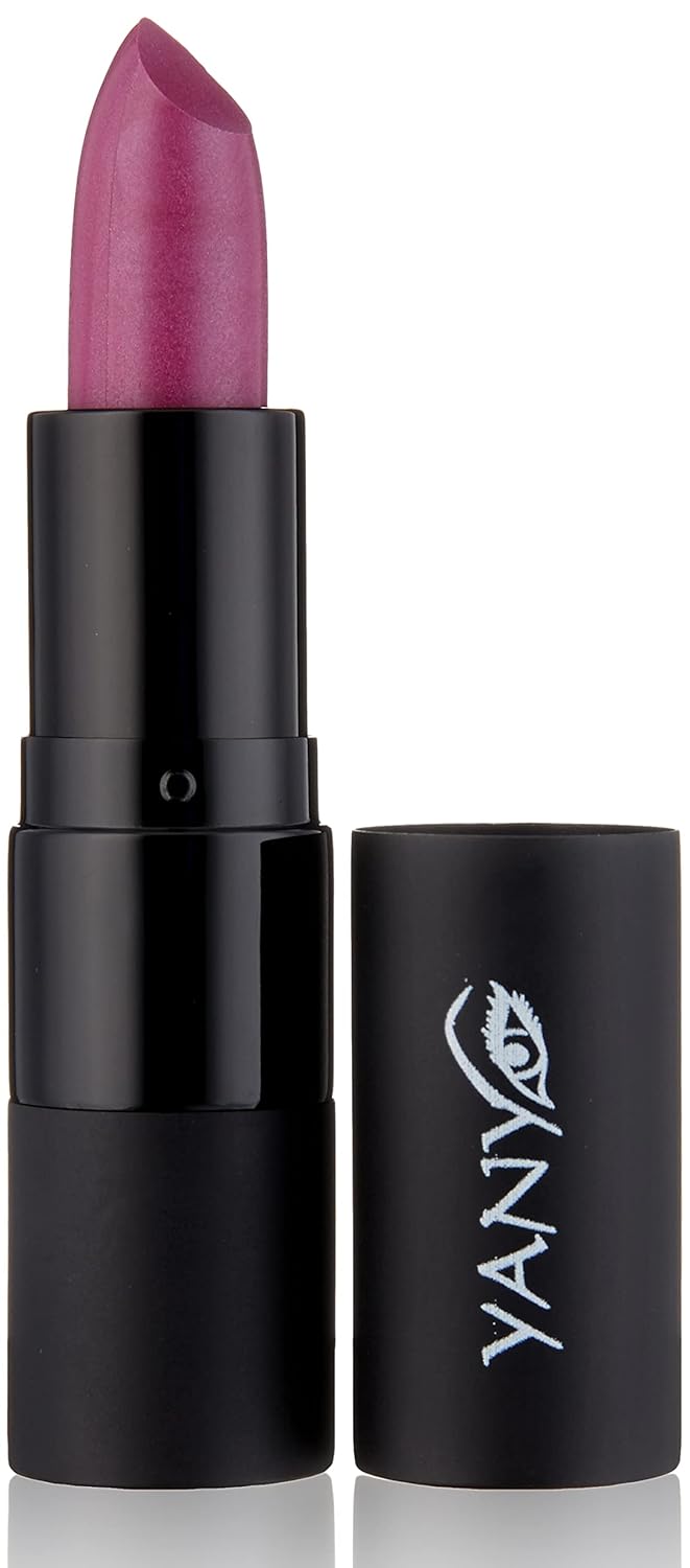 YANY Beauty - Forever Moisturizing Lipstick For Soft, Kissable Lips - Pigment Rich - Cream Finish - Long-Lasting Lip Color - Cruelty Free Cosmetics - Plum Shade - 3.8 g / 0.13 oz