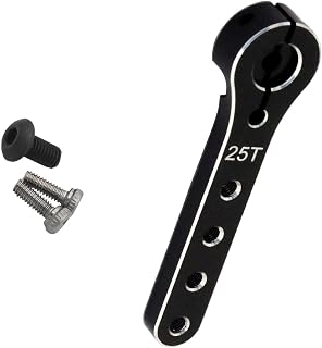 RC Modell mit 25T Servo-Arm, langlebig Aluminiumlegierung, einfach zu installierende Teile, sichernd dass ferngesteuertes Flugzeug oder Auto auf der Spur bleibt und optimal funktioniert. 25T Servo-Arm RC