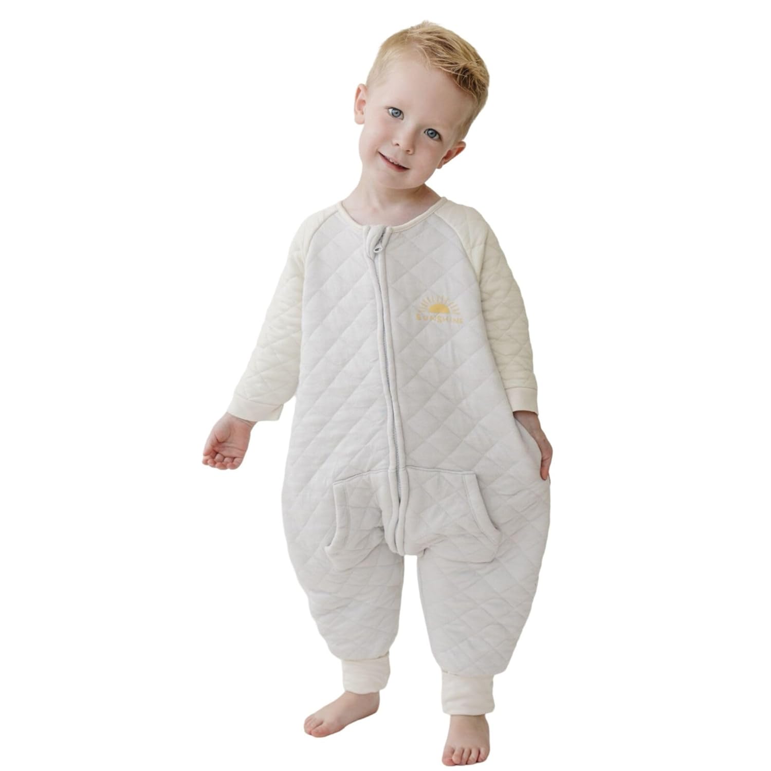 Tealbee Dreamsie: Toddler Wearable Blanket with Sleeves | Baby Sleep Bag with Feet and Sleeves for Walkers and Walking Baby. TOG 1.2 Toddler Sleep Suit to Keep Warm (3T-4T)