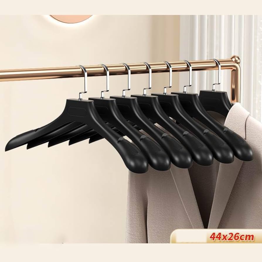 Amazon.co.jp: ハンガー おしゃれ 黒 収納 30本組 ハンガー 黒2