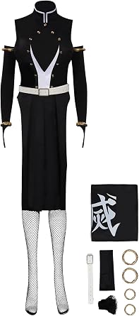Gonriya Cosplay Costume Tengen Uzui Outfit Uniform Anime Halloween Full Set