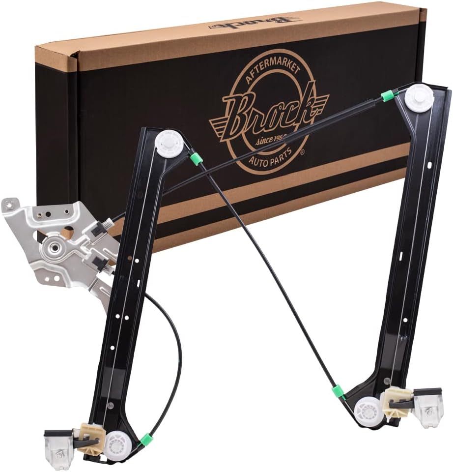 Brock Window Regulator w/o Motor for 2010-2011 9-3X Sedan/Wagon Front for 2003-2011 9-3 12793728 Left SB1350100