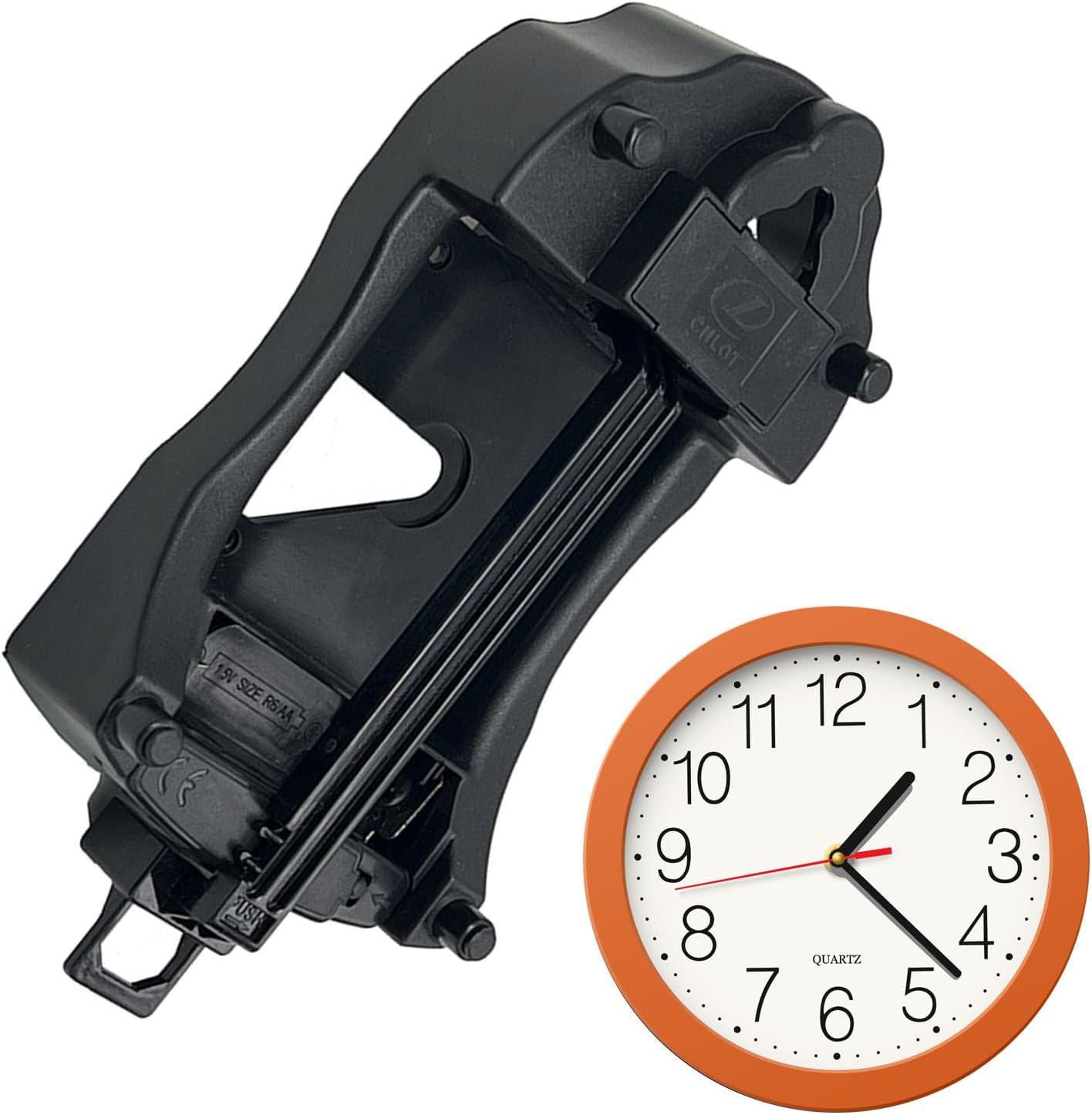 Quartz Clock Drive Unit Black Pendulum Clock Movement Empty Case Without Mechanism For Home Decoration And Craft Projects