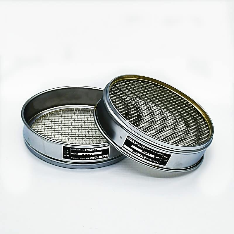 Tamis de laboratoire Sampling Inspection Pharmacopeia Standard Test Sieve 304 Susciter Filtre maillage chroming cadre R20CM ouverture 2-5 mm (Capacity : 6 mesh 3.2mm)