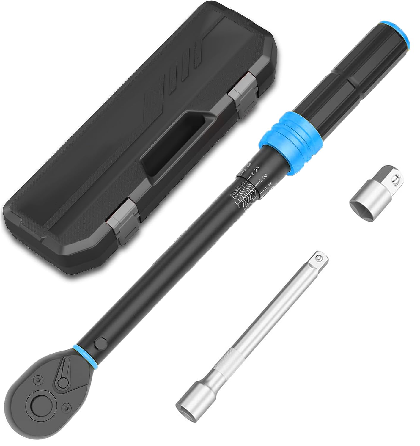LLAVE DINAMOMETRICA 1/4" TORQUE: 2-25 Nm con certificado de calibración, ALUMINIO