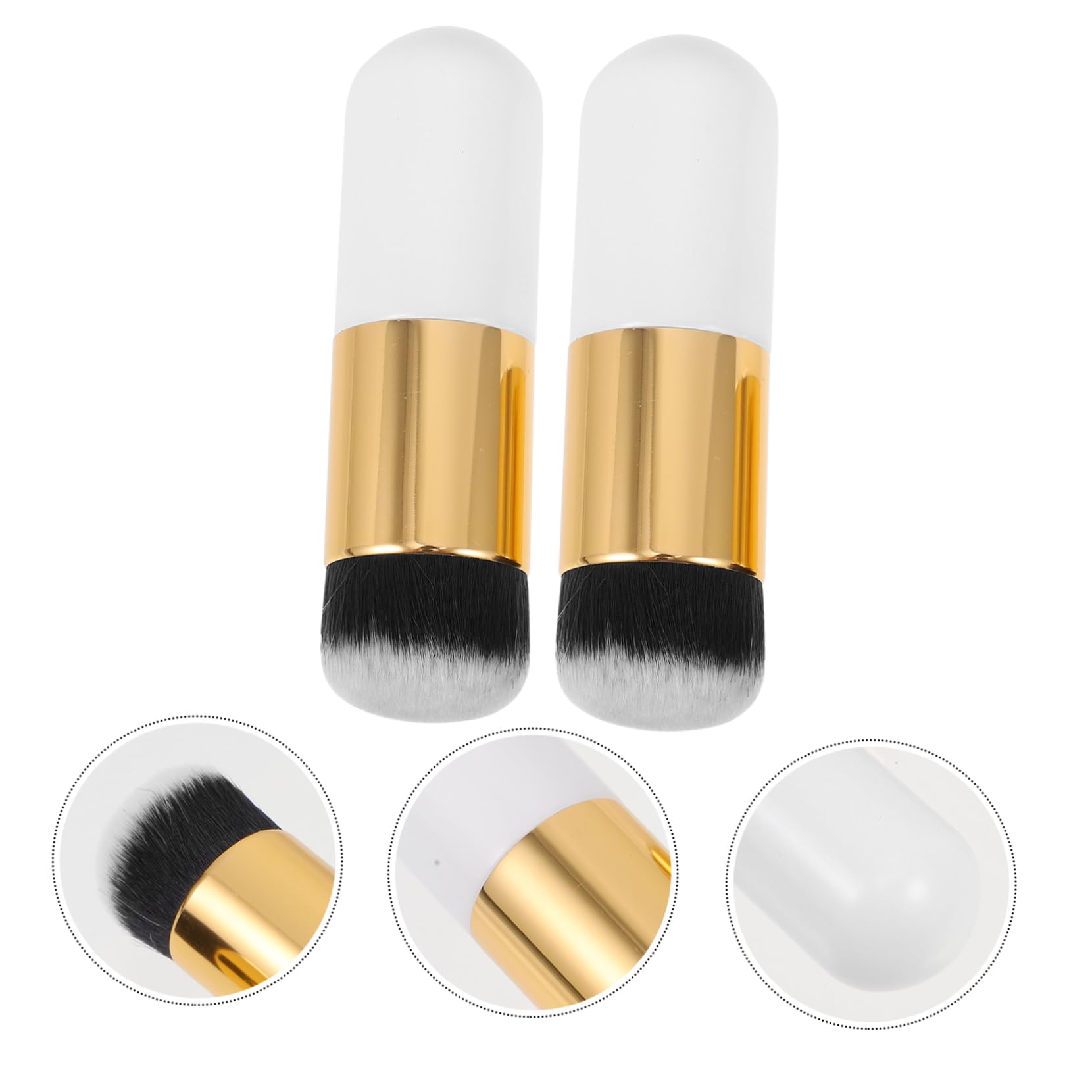 Mikinona 3sets Professional Makeup Brush Powder Foundation Brush for Women 2pcs*3
