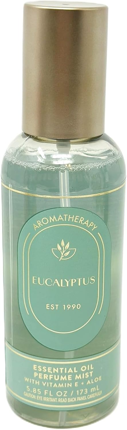 Bath and Body Essential Oil Mist Aromatherapy (6 fl oz / 177 ml, Eucalyptus Pine)