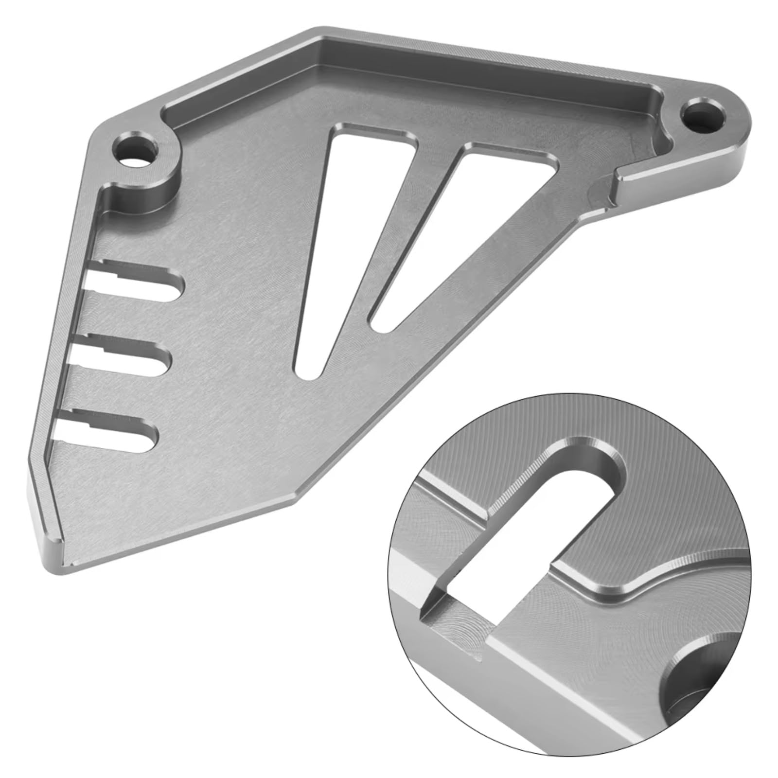 Protezione della catena coperchio pignone per DRZ400E/400S 2000-2025 Coperchio pignone moto | Protetto da sassi e schizzi di fango, consente una guida stabile anche sotto la pioggia(Gray)