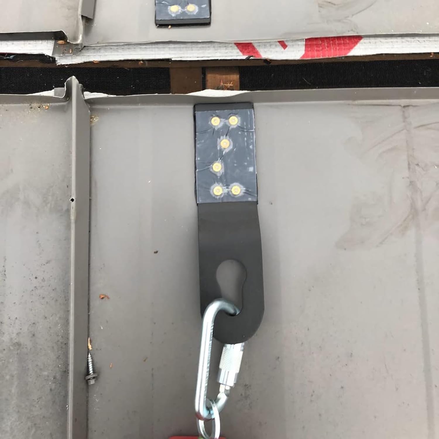 3Pcs Heavy Duty Roof Anchors Buckle Portable Hook Reusable Roofing Tool Enduring Easy To Use Roof Anchors