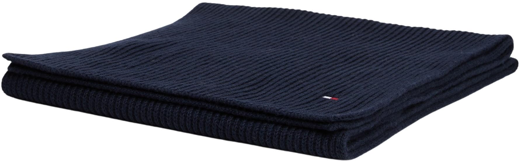 Tommy Hilfiger Uomo Sciarpa Flag Pima Cotton Cash in Maglia a Costine
