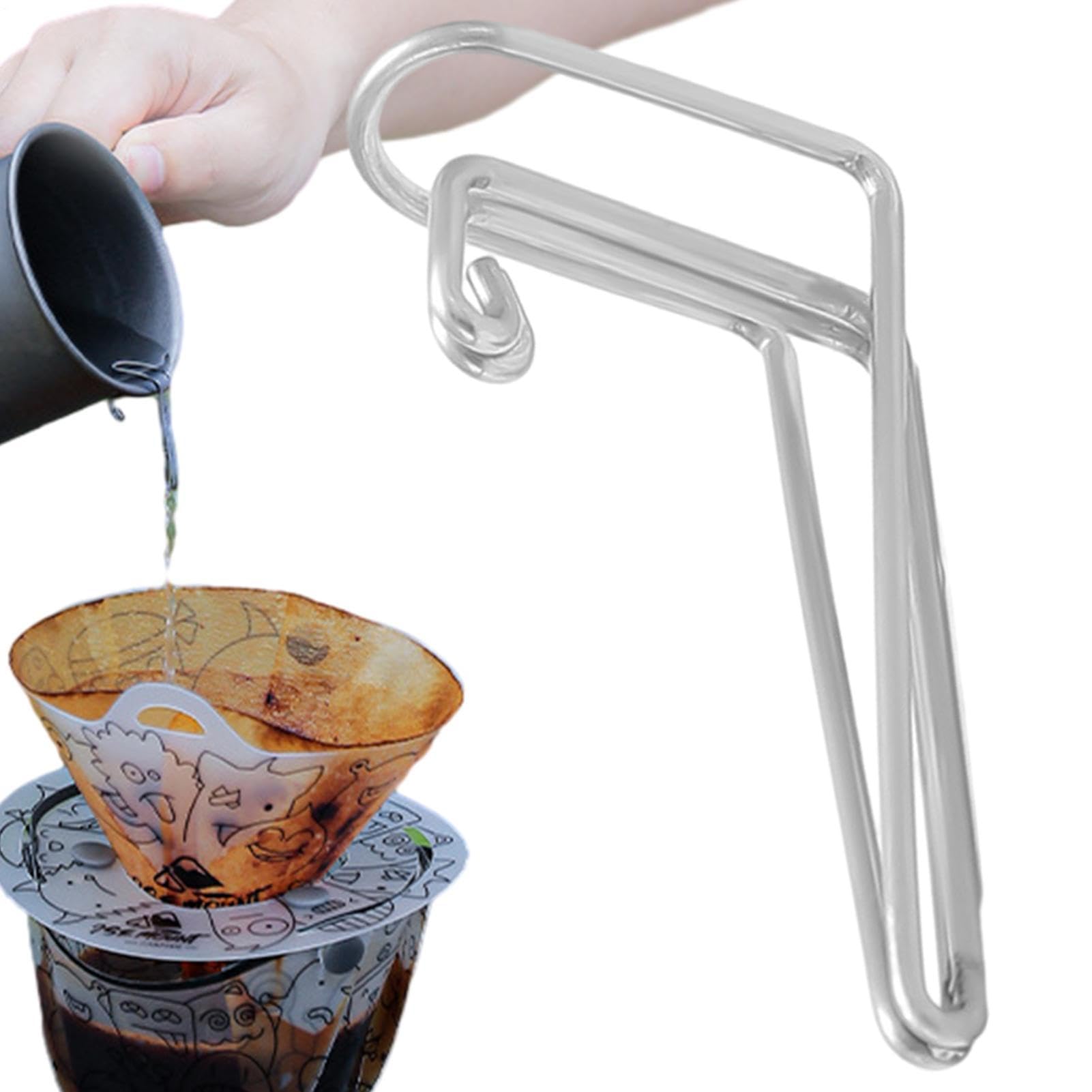 Stainless Pour Spout - Flow Controller, Compact Brew Guide | Water Stream Regulator Camping Hand Drip Kettle Adapter Tool, Precision Skitter Control for Cups Mugs Cooker Setup