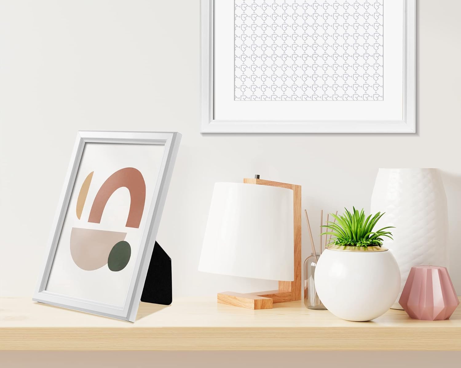 LaVie Home 8x10 Picture Frames (12 Pack, White) Simple Designed Photo Frames for Wall Mount Display, Set of 12 Classic Collection