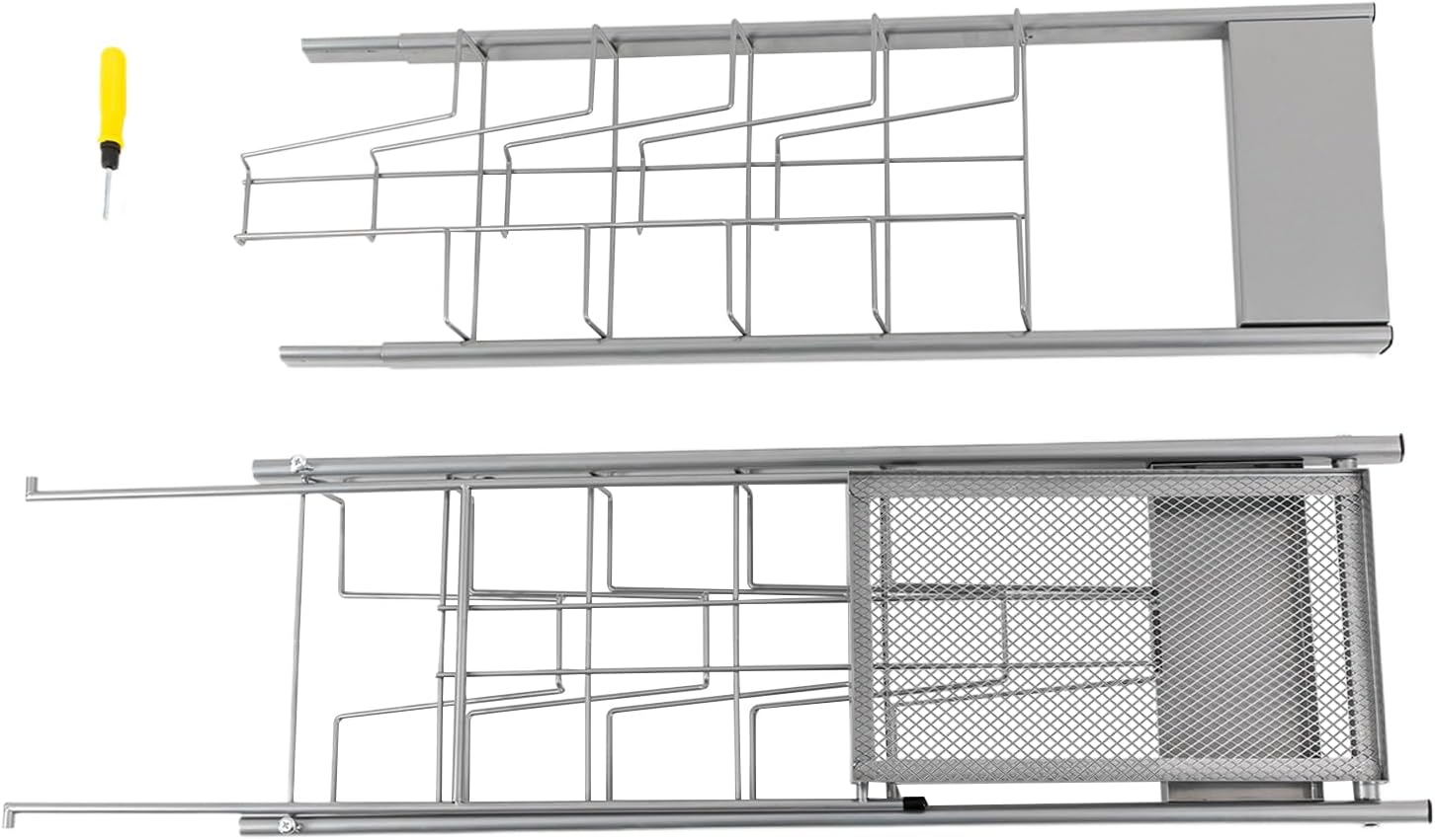 10 Tiers Magazine Holder Brochure Stand, 56in-height Detachable Brochure Display Stand, Magazine Rack for Newspaper and Products Exhibition