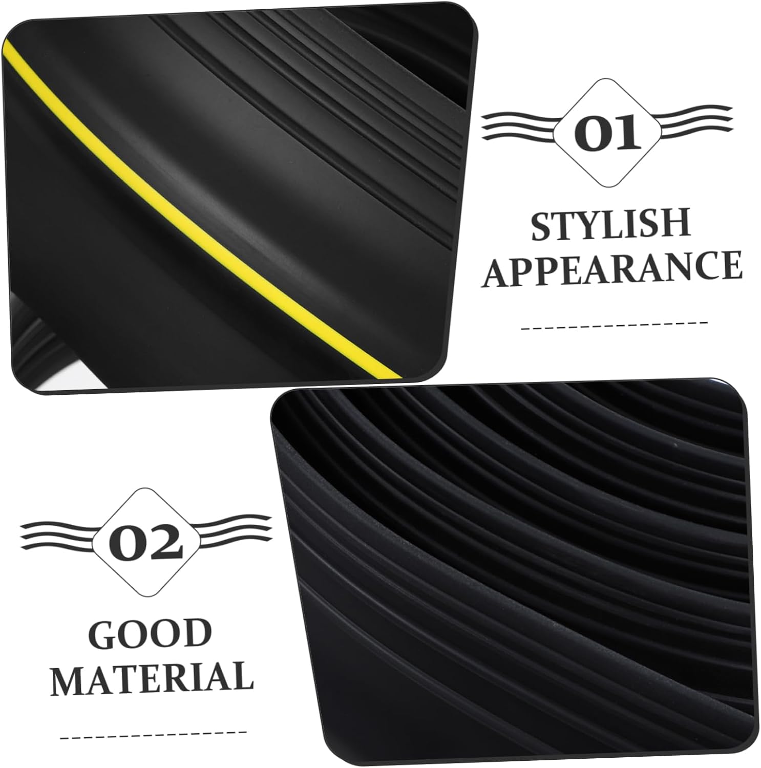 Garage Door Seal Bottom Rubber Weather Stripping for Garage Door Gaps Easy to Install Flexible and Versatile for Insulation