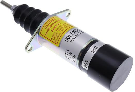 HOLDWELL 12V 20A Fuel Shutoff Solenoid Valve 1502-12A2U2B2S1 091543 091544 Pull Hold T 091543 compatible with Miller Woodward
