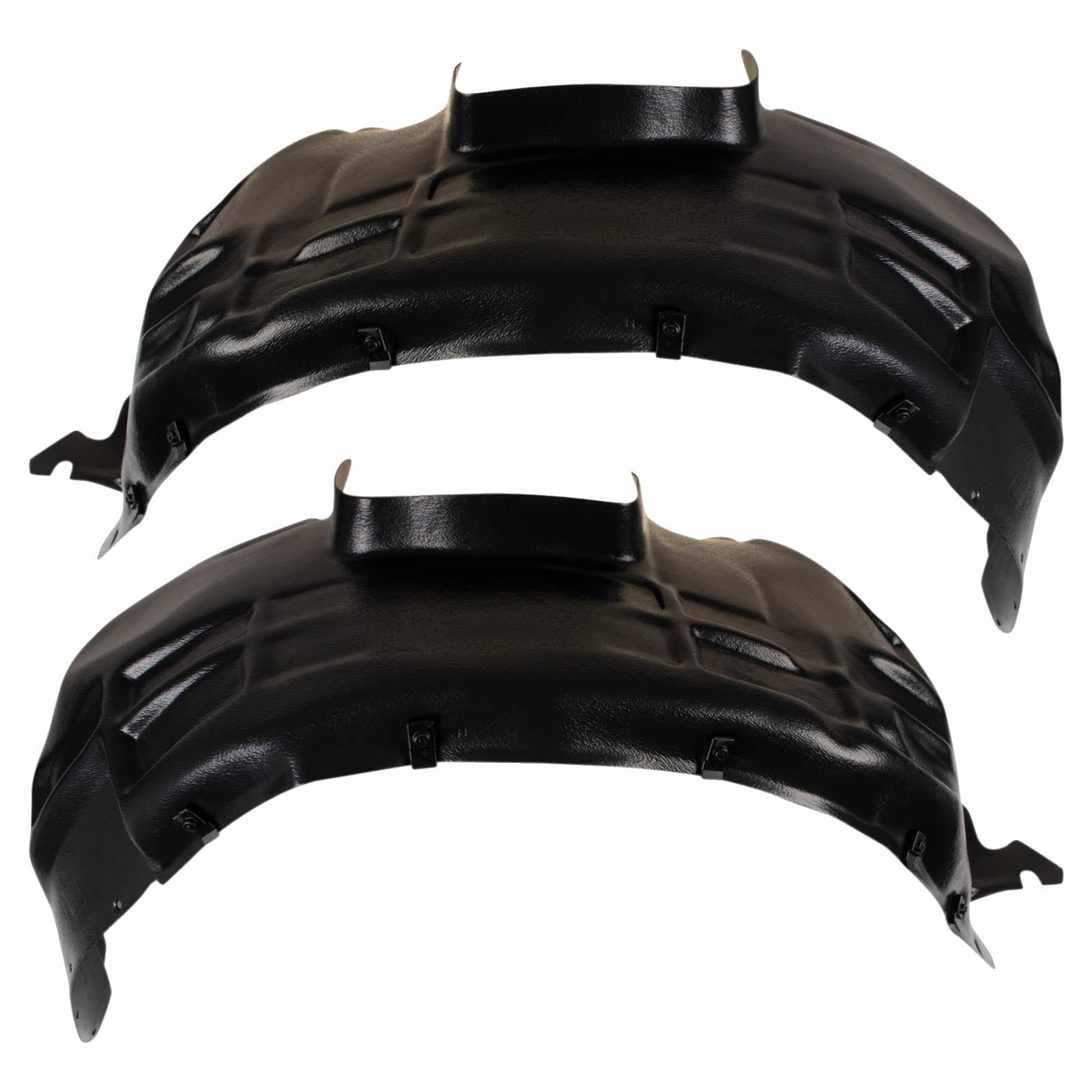 TRQ Front Inner Fender Liner Set Compatible with 2011-2018 Volvo S60 2016-2017 S60 Cross Country 2015-2018 V60 Cross Country VO1248117 VO1249117