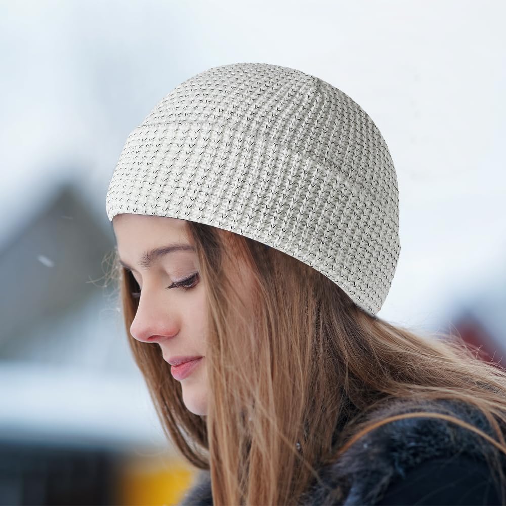 hoehew Weflexus Reflective Beanie 2025 New Flex Beanie 2.0 - Unisex, Winter Flex Beanie Reflektierende Warme Strickmütze