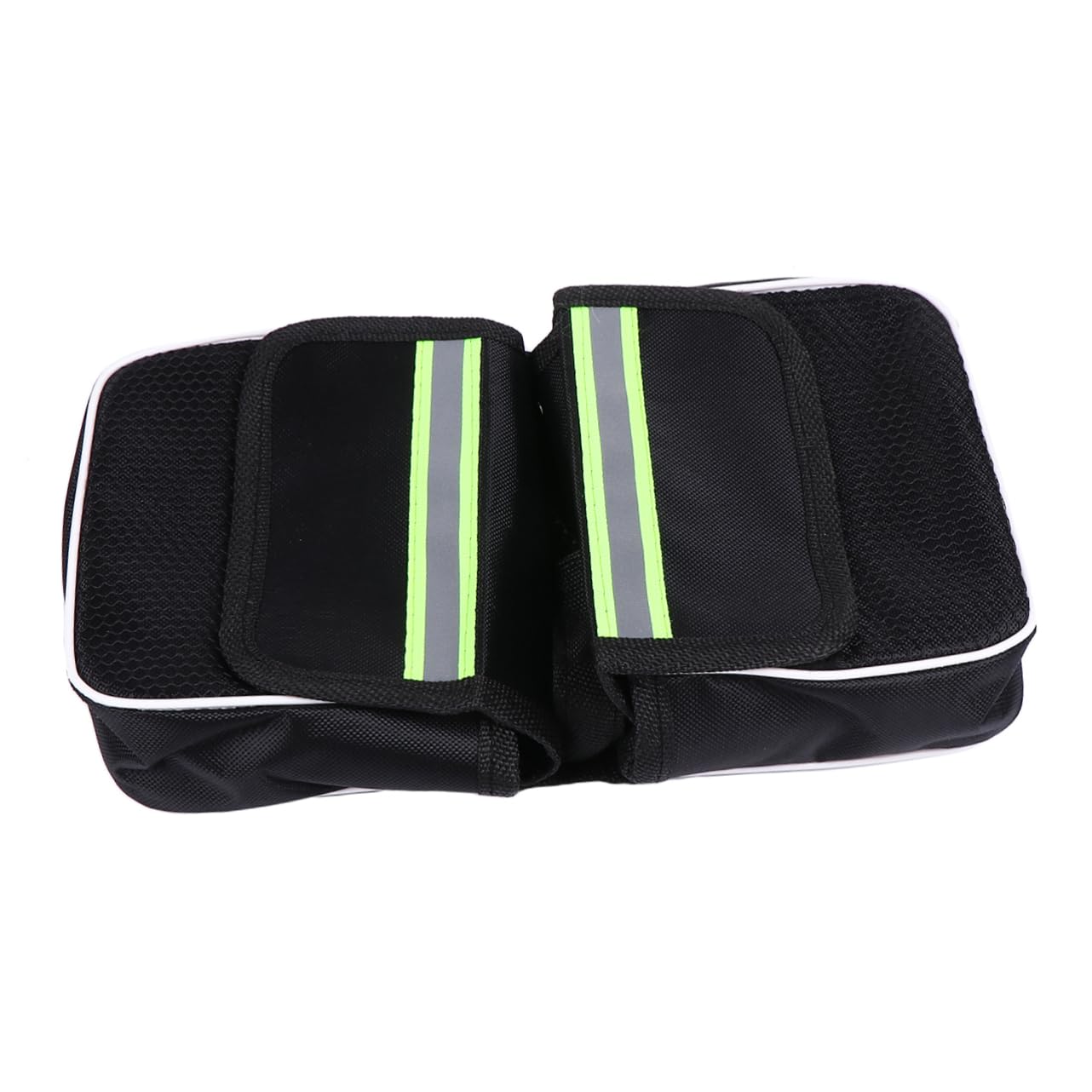 UPKOCH 2pcs Bike Bag Front Storage Pouch for Cycling Big Capacity Frame Bags for Road Folding Bikes Durable Riding Equipment Accessories Black