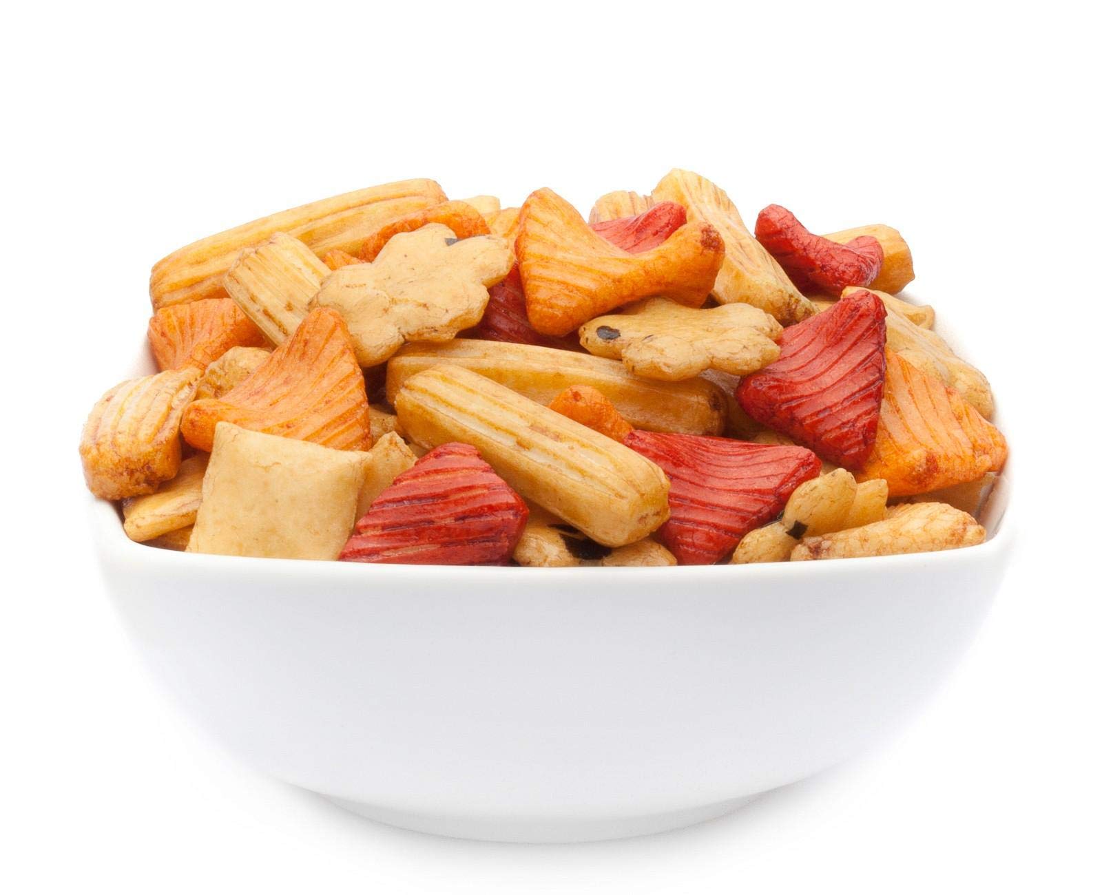 1 x 6.5kg Fuji Mix Reiscracker bunter Mix aus Reiskräcker Snack fettfrei würzig mild vegetarisch vegan laktosefrei