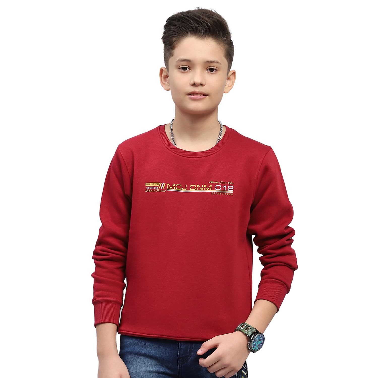 Monte Carlo Boys Regular Fit Full Sleeve Fashion Sweatshirt | Stylish Full Sleeve Sweatshirt | Soft Comfortable Casual Winter Wear (Pack of 1)-image-26