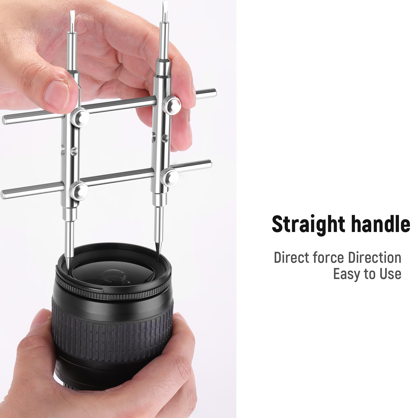 Chiave Per Lenti Professionale - Acciaio Inox Per Riparazione Obiettivi Fotocamera - Foto 5