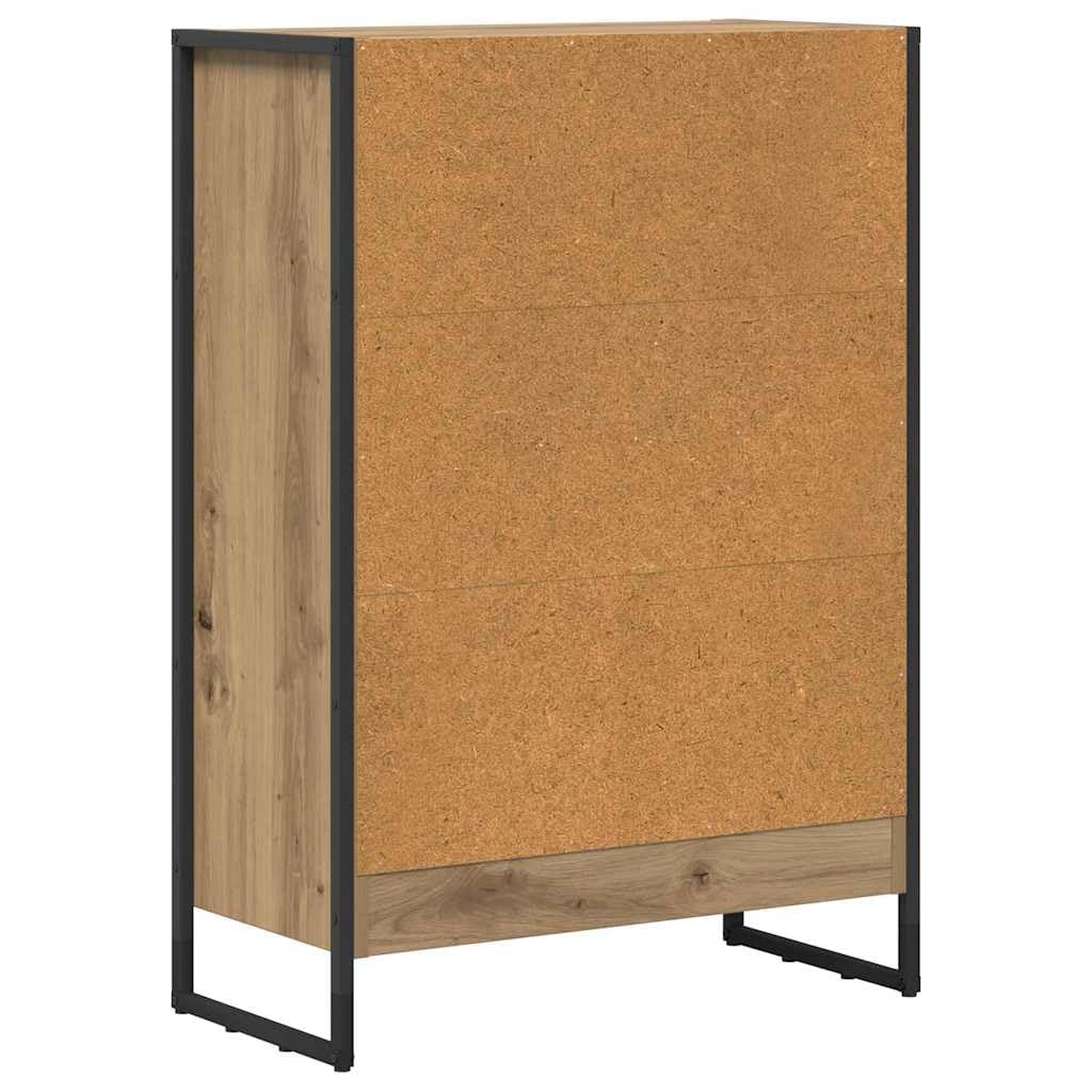 Estantería artesanal de roble 80 x 30 x 155 cm, estructura de madera maciza, 3 compartimentos, moderna estantería para sala de estar, dormitorio, hogar, oficina