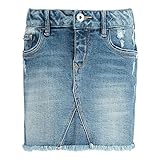 cooler Jeansrock m. ausgefransten Saumenden