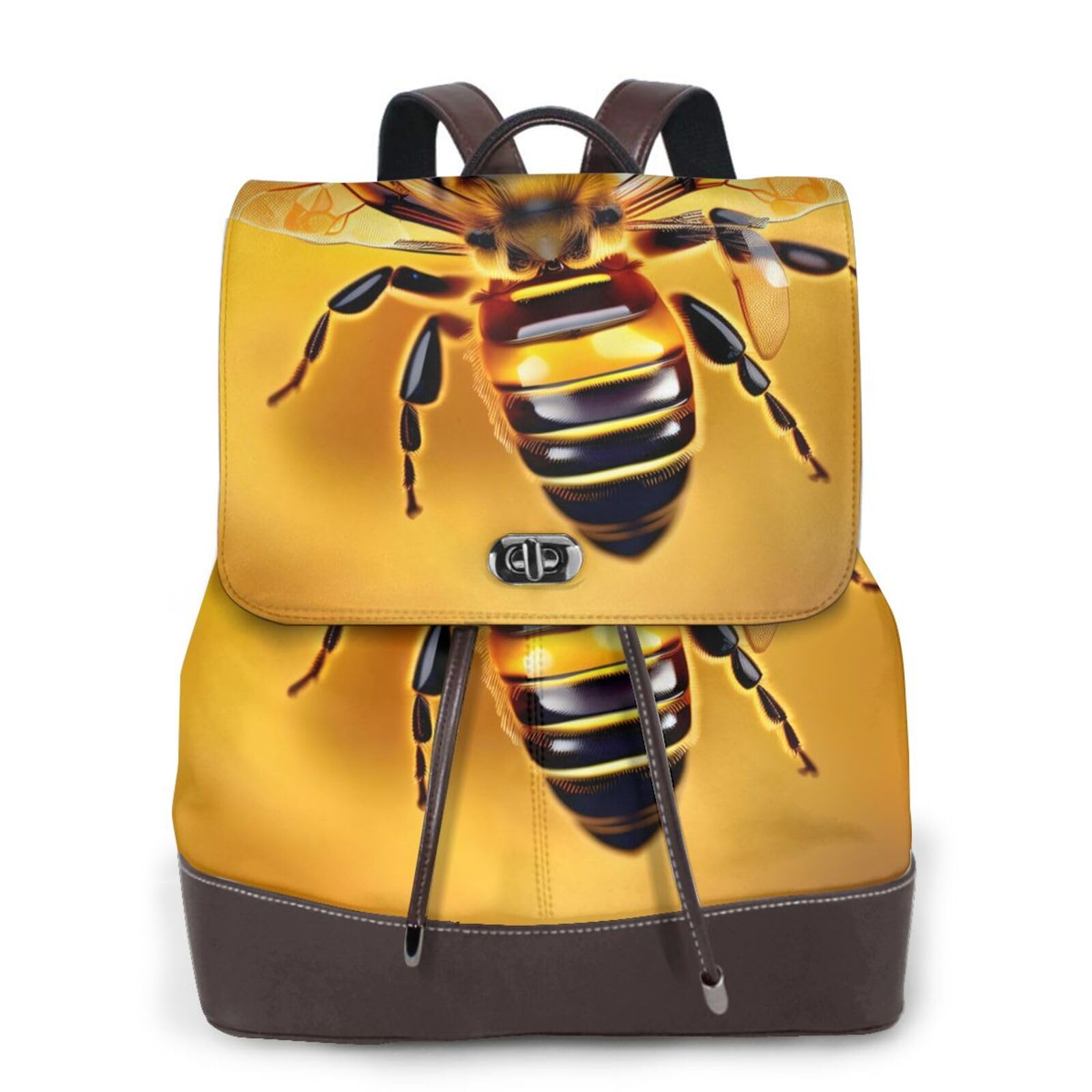 Sac à dos en cuir pour femme EdWal - Idéal ordinateur portable - 5