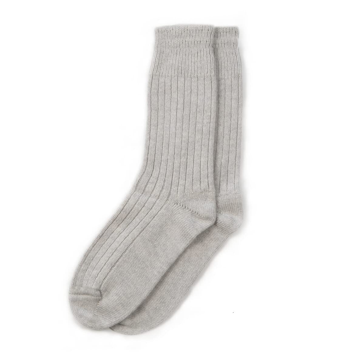 The Cambridge Sock Company Unisex Dove Grey 100% Pure Premium Cashmere House Socks. Warm, Soft And Luxuriously Cosy, Made From All Natural Fibres