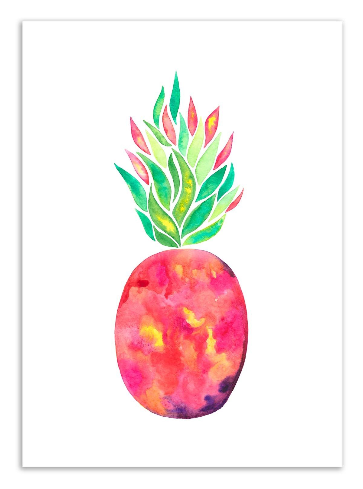 Art-Poster - Pineapple Flare - Amaya Brydon - 50 x 70 cm