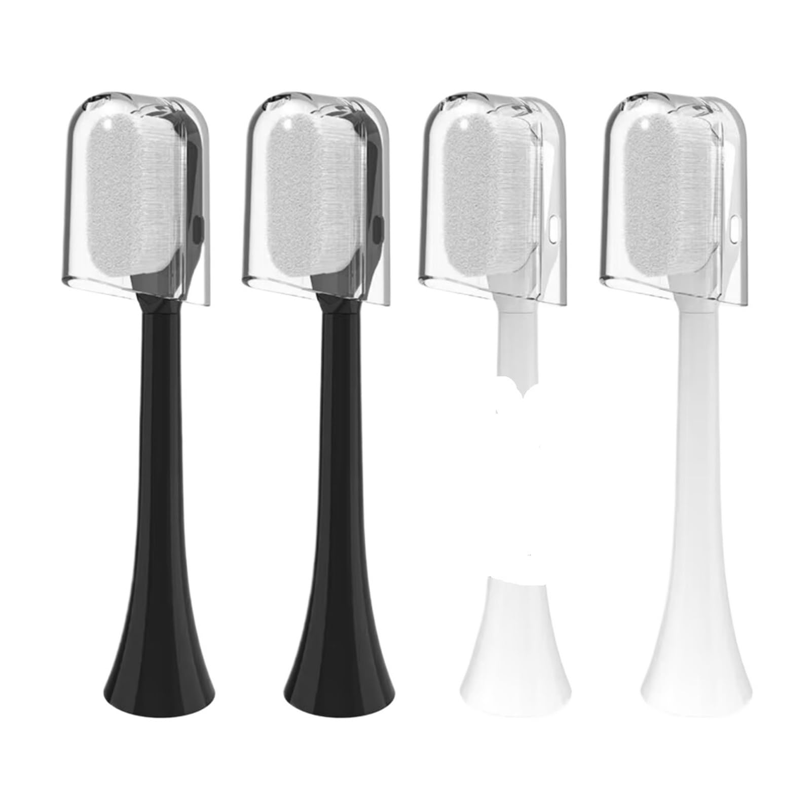 2/4 Uds. Cabezales de cepillo de dientes Ultra finos Nano suaves for el cuidado de las encías sensibles for Sonicare HX3 HX6 HX9 6780 3014 mangos(4PCS (2 colors))
