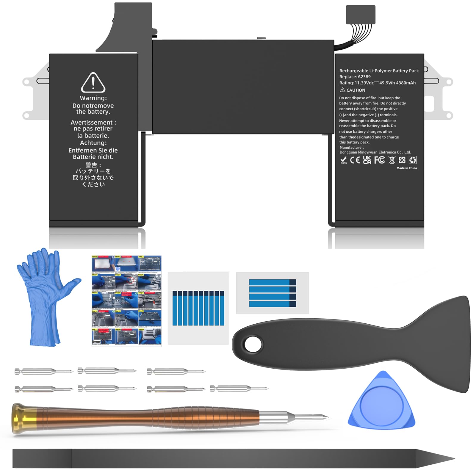 Amazon.com: JGTM A2337 Battery Replacement, A2389 Battery for