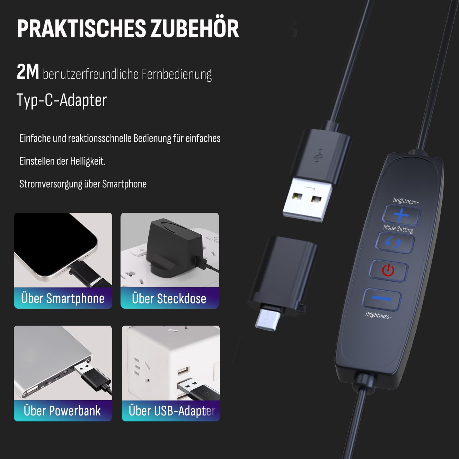 Kit de luz de vídeo, 1 paquete de 25 x 20 cm 15 W LED de estudio, luz regulable para cámara de 2800 – 6500 K, luz para vídeo/transmisión de selfies/retratos en interiores, luz con trípode de 160 cm