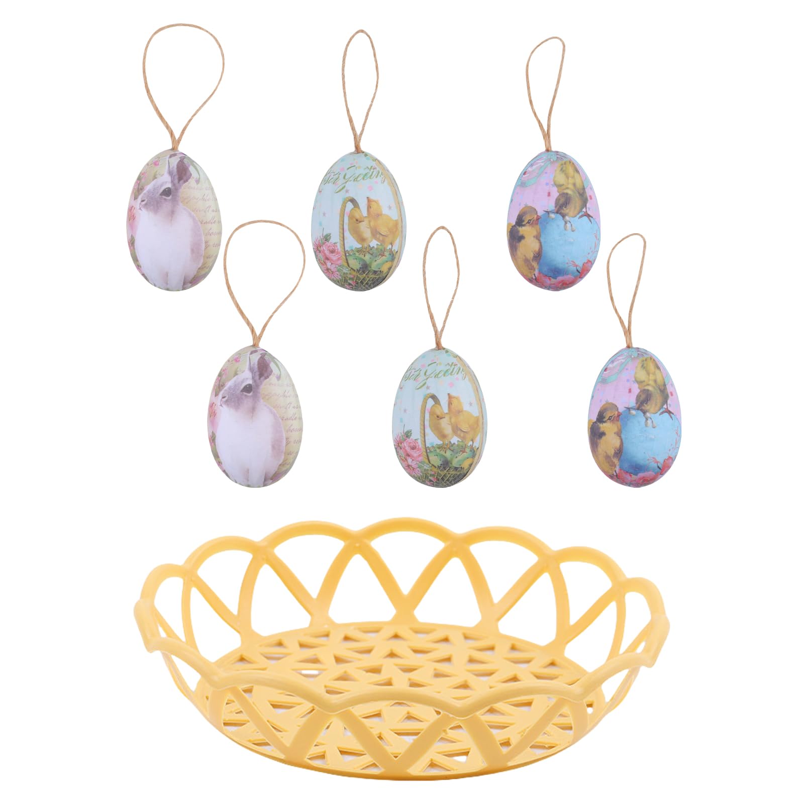 Tsophreniq User Friendly Easters Eggs Hanging Ornament Perfect for Creating a Festival Ambiances in Homes Schools and Shops Indoor Outdoors Easters Decorations