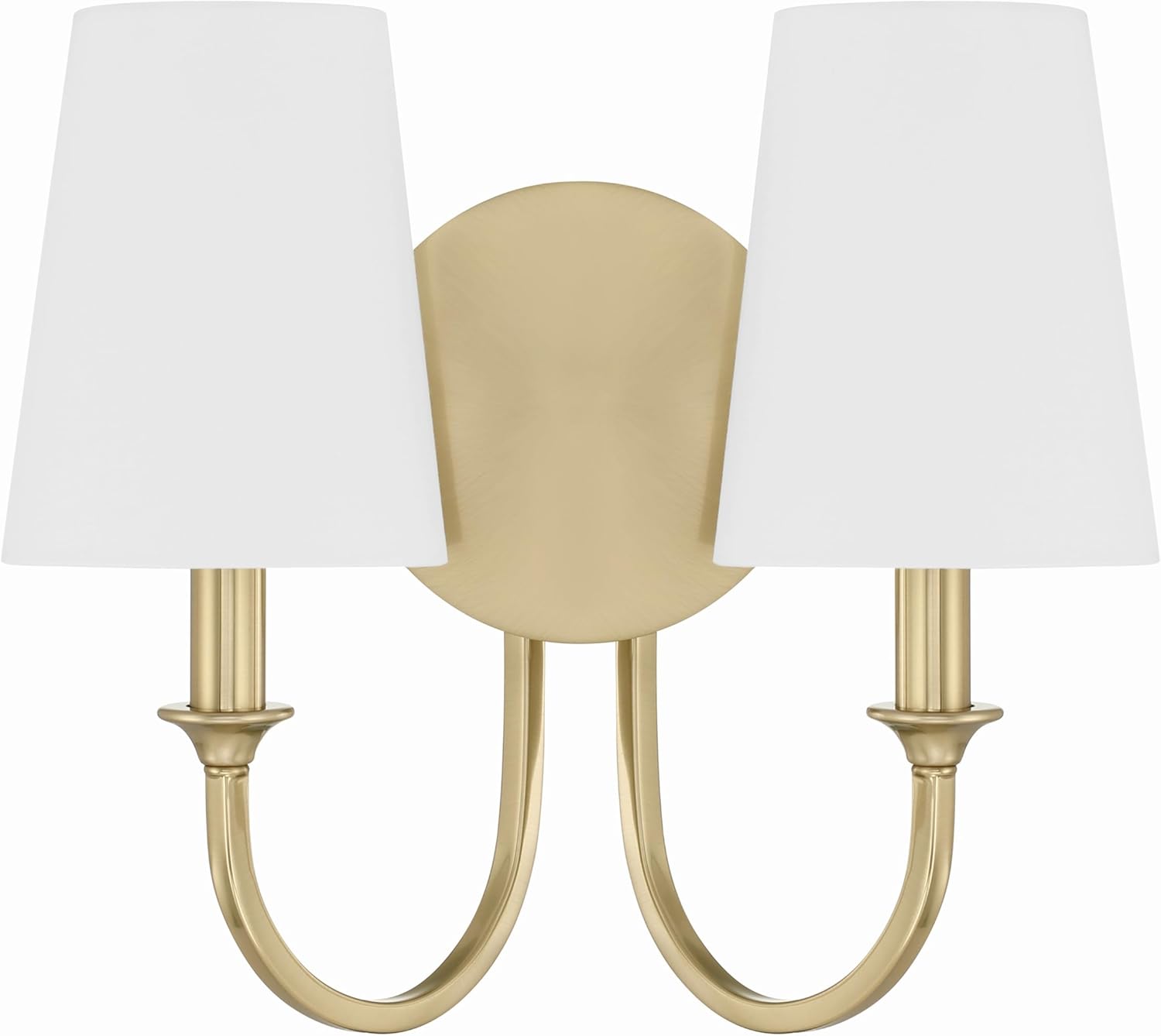 Crystorama Payton 2 Light Vibrant Gold Sconce