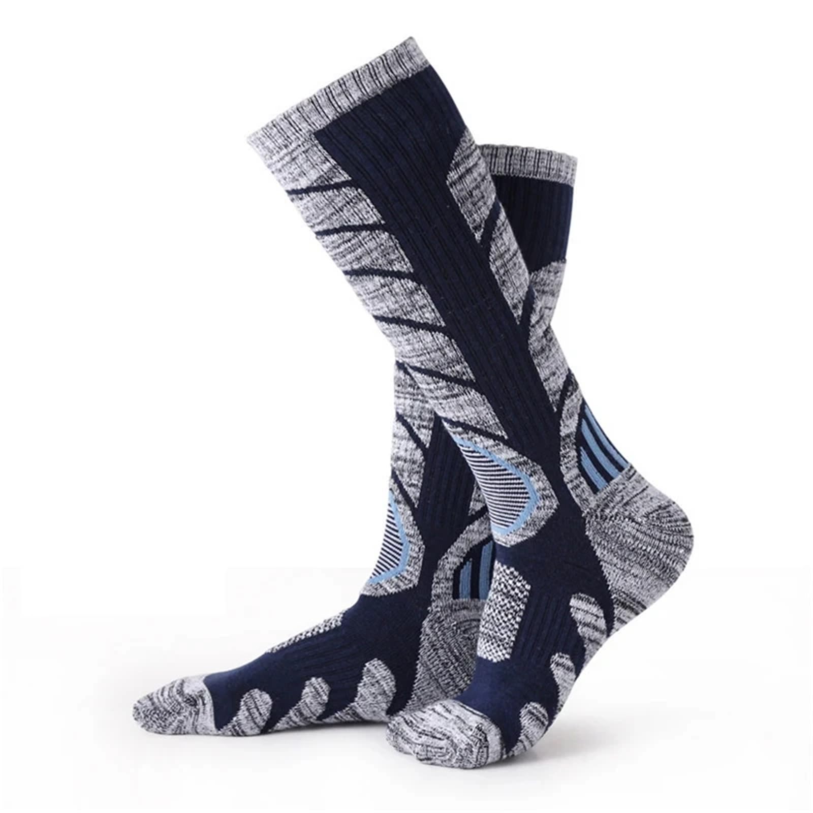 Calzini termici da sci for uomo e donna, lunghi caldi, for sport all'aria aperta, snowboard, indossare in inverno Per Tempo Freddo, Neve, Sci, Snowboard