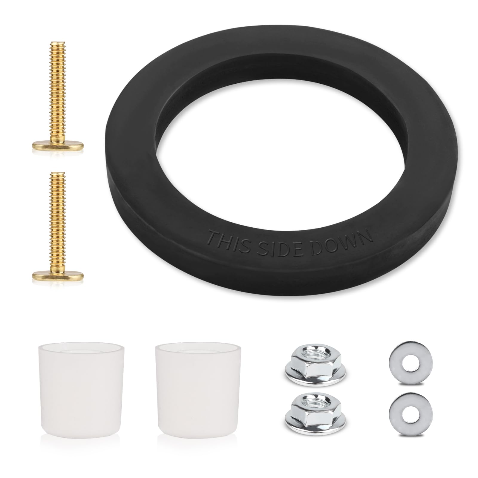 XIHIRCD 9pcs RV Toilet Seal Kit, RV Toilet Flush Seal Motorhome Toilet Seal Camper Toilet Seal Toilet Gasket Replacement Kit RV Toilet Rubber Seal for Dometic 300/310/320 RV Accessories Toilets Part